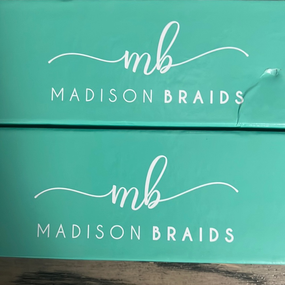 Madison braid hairbands 2 blond 1 dark brown